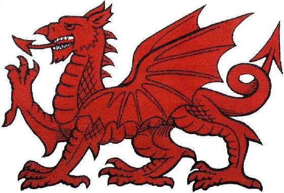 Red Dragon. Draig Coch - Mythical Creatures Guide