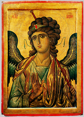 Byzantine Angel depiction - 13th century