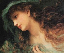 The Head Of A Nymph by Sophie Anderson