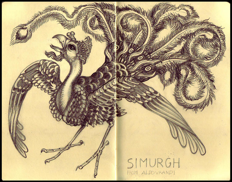 Simurgh - Mythical Creatures Guide